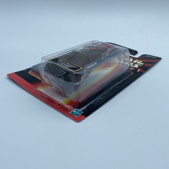 Star Wars Episode 1 Mace Windu 3.75" Action Figure Jedi 1998 Hasbro New Sealed - Picture 4 of 5